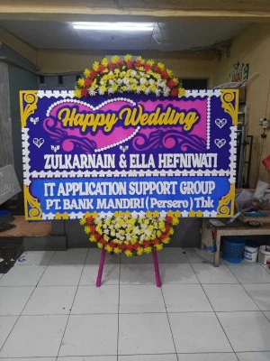 Papan Bunga di Benda Baru
